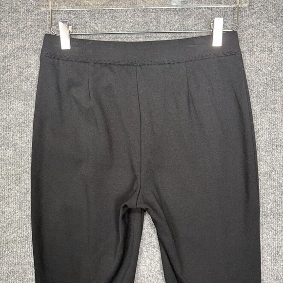 Talbots Pants Womens Small Black Knit Skinny Ankle Pull On Elastic Waist Stretch - Picture 5 of 14